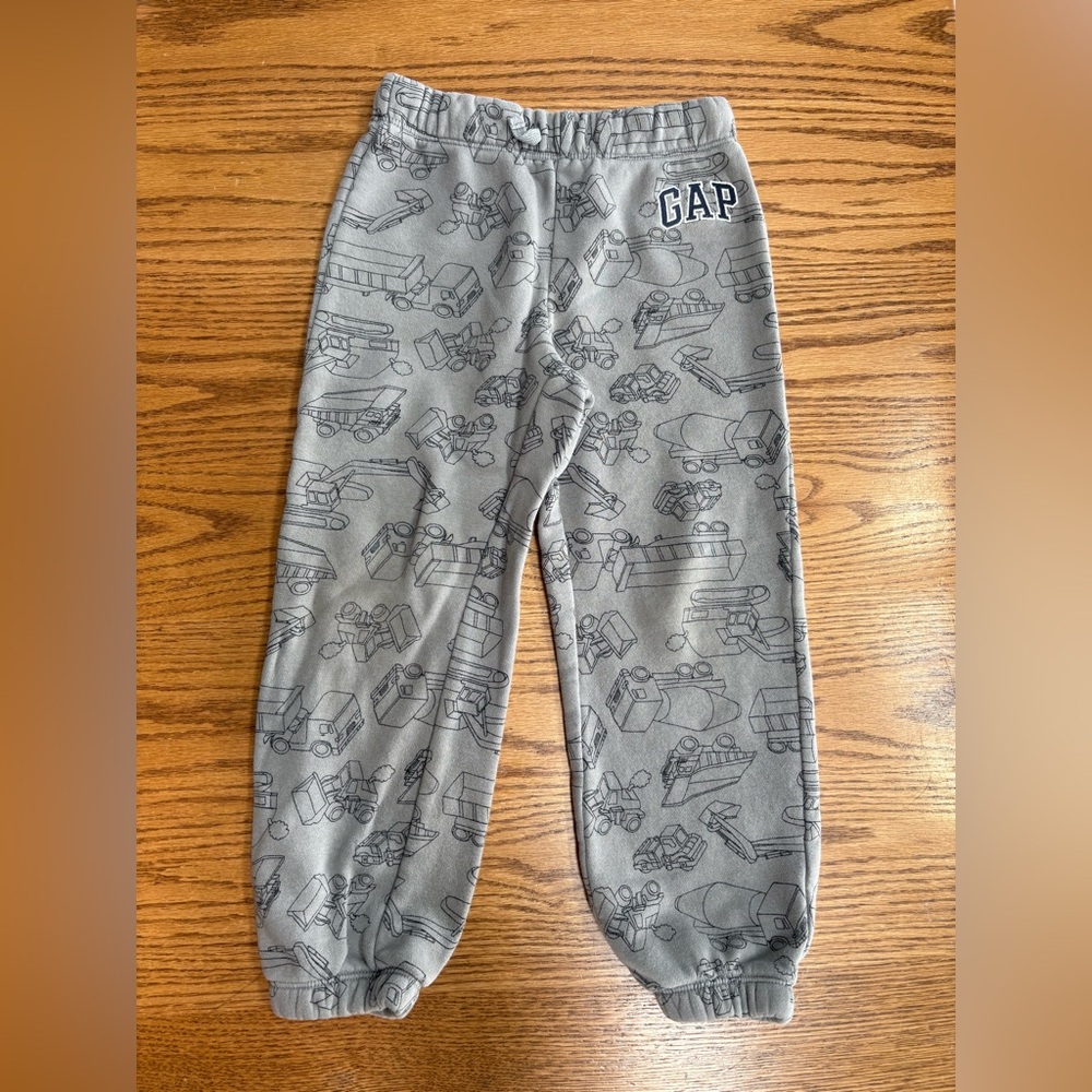 GAP Gray Patterned Sweatpants